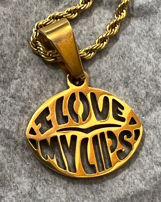 'I Love My Lips' Necklace (Pre-Order)